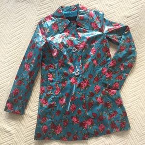 💥Last chance!💥Betsey Johnson floral raincoat